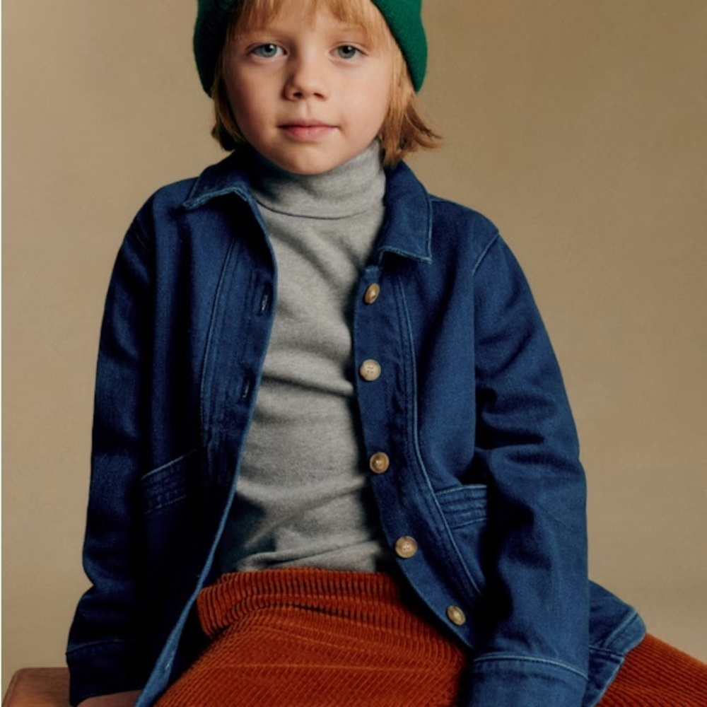 Sezane Kids Will Denim Jacket Size Jean Jacket Outerwear